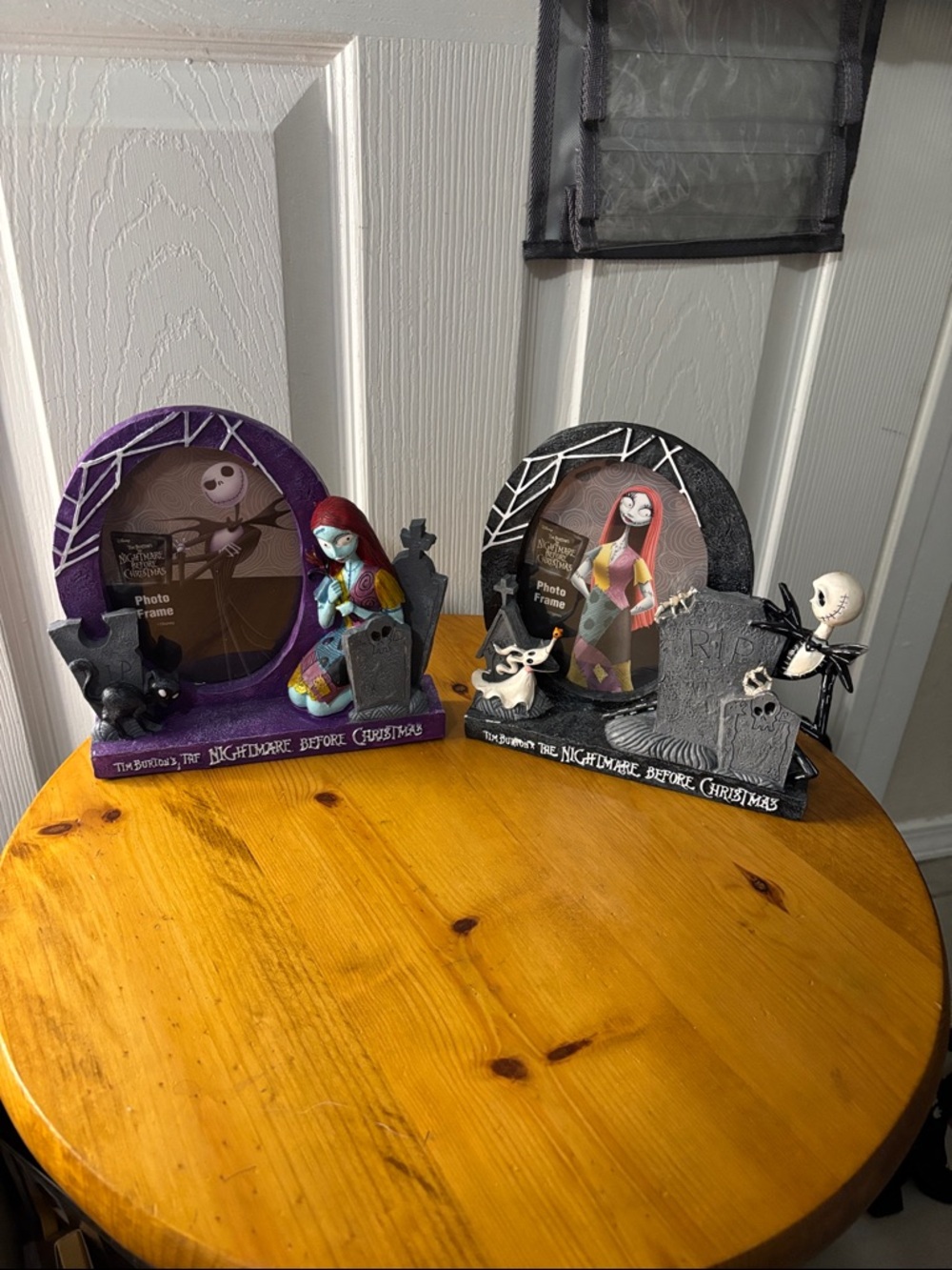 The Nightmare Before Christmas Decorative Photo Frames Set NWT